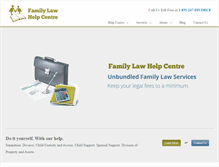 Tablet Screenshot of familylawhelp.ca